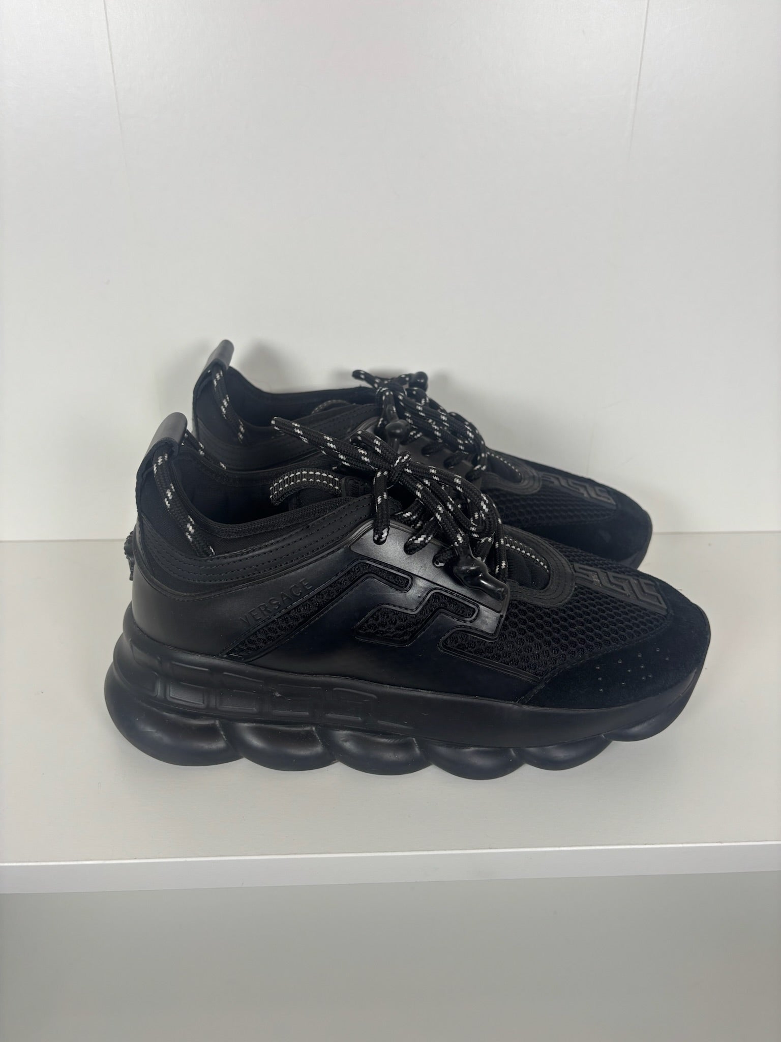 Versace Black Sneakers – My Sister's Closet Consignment