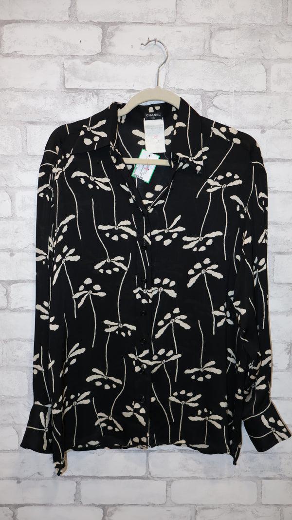 Chanel Button-Up Top