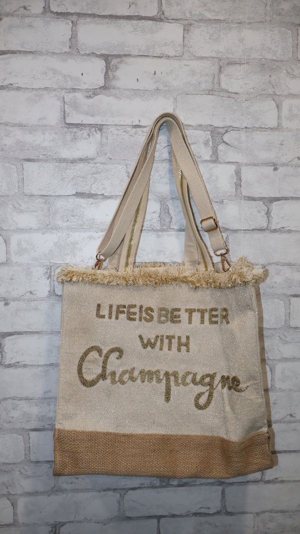 Champagne Forever Tote